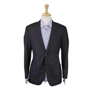 Sid Mashburn Kincaid No. 3 Solid Charcoal Gray 2-Btn Wool Blazer Jacket 38S